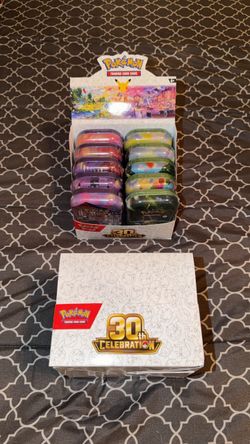 30th Celebration Mini Tin Displays