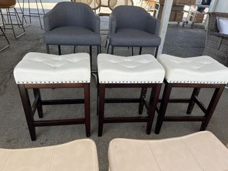24” Counter Stools Set Of 3