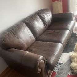 Beautiful Leather Sofa Sleeper