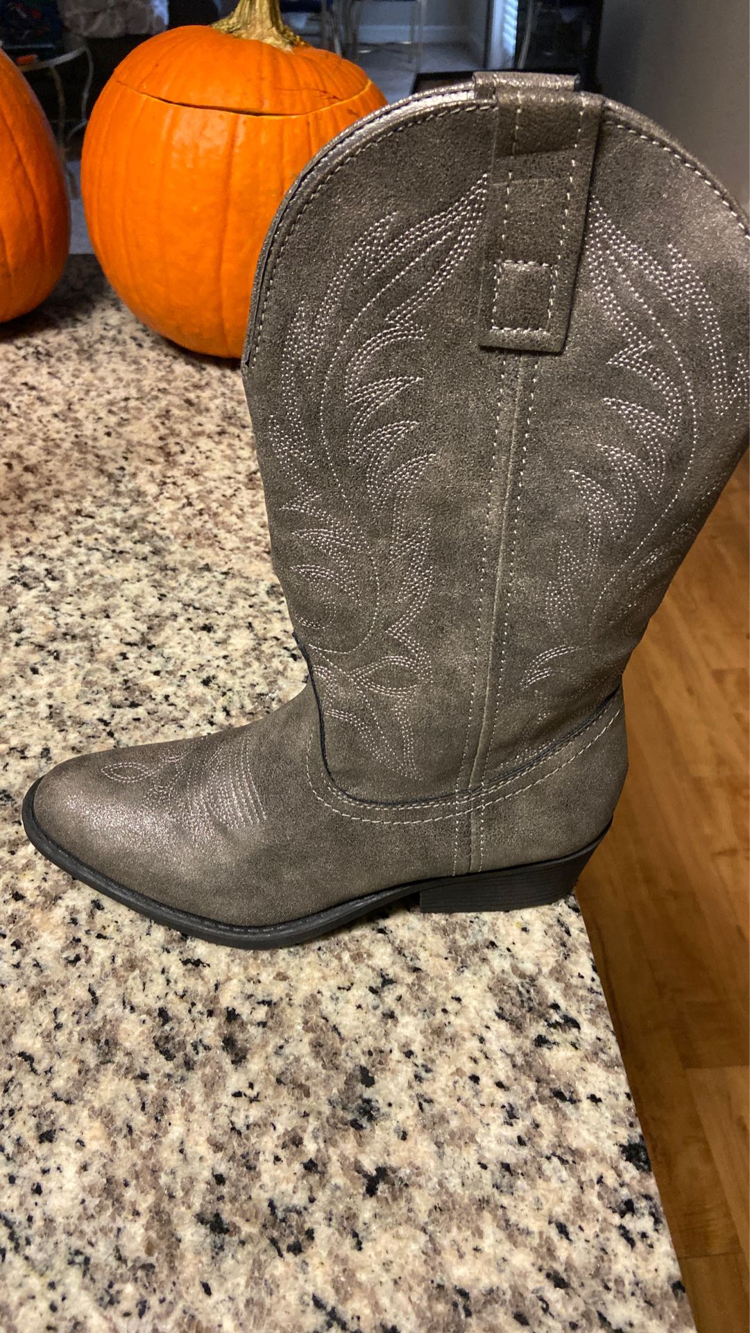 Cowboy boots. Only worn once.