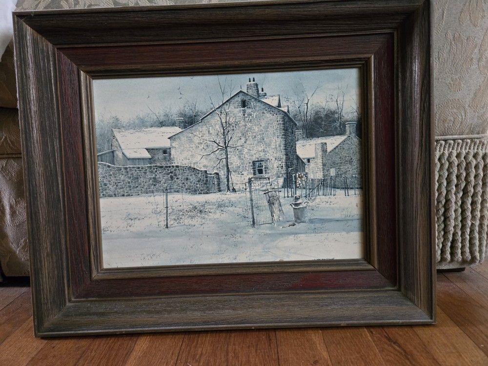 Frank Hamilton Painting Print <> "Late For Lunch"