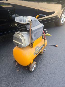 ProForce Portable Air Compressor w/ Air Hose & Gauge