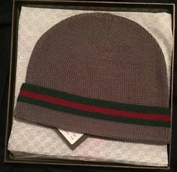 Gucci Signature Web Hat and Scarf