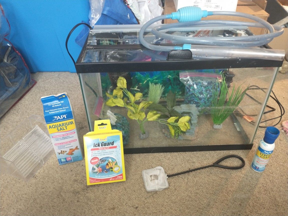 10 Gallon Tropical Fish Aquarium Kit