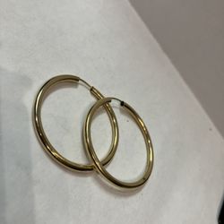 14k Gold Earrings #110365-1 MJ