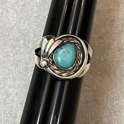 Native 925 Turquoise Ring 