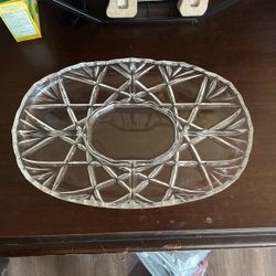 Mikasa Glass Serving Tray