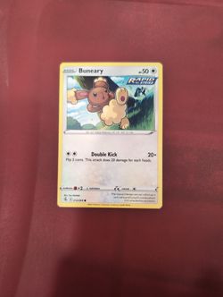 Buneary Rapid Strike Pokemon Card