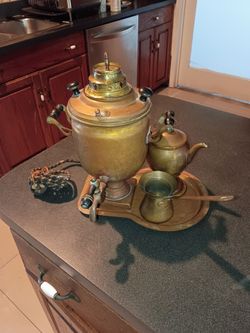Vintage Russian coffee making set $150 o .b.0