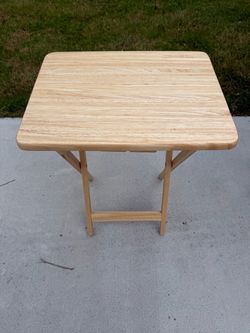 Small Wooden Folding Table