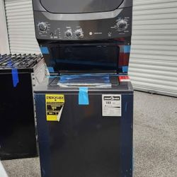 Brand New Ge Stackable Washer Dryer Combo Dark Gray
