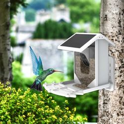 New Solar Panel Camera Bird Feeder 