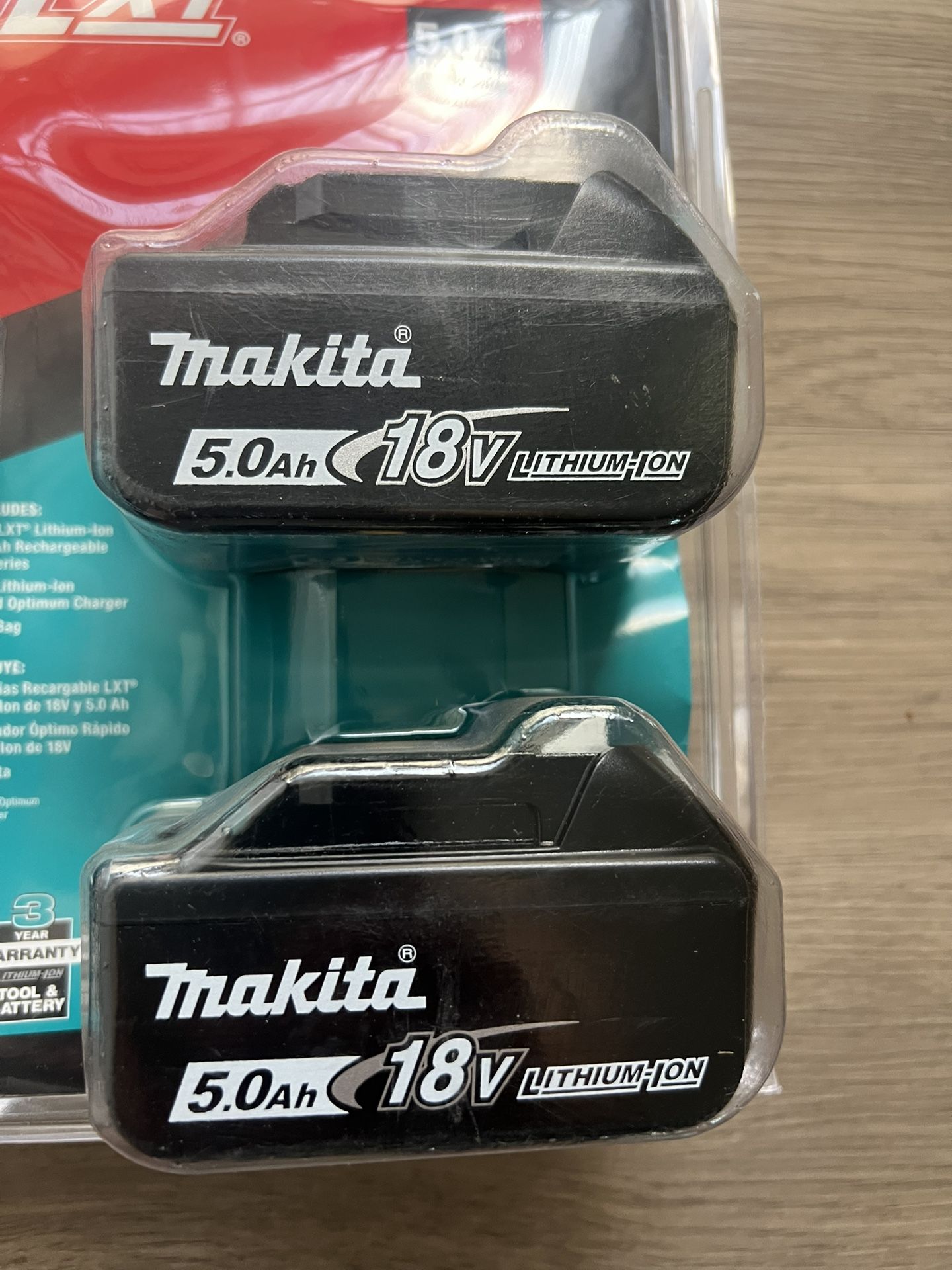 Makita batteries 5.0 $65 each