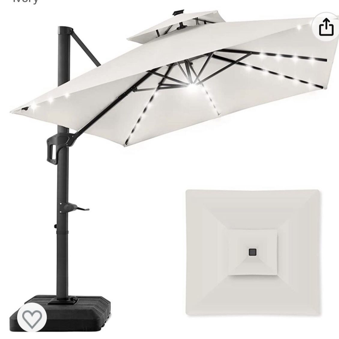 Cantilever Umbrella 10x10