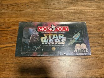 SEALED 1996 Star Wars Monopoly Limited Edition Collector's 20th Anniversary Complete