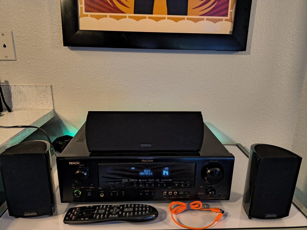 Denon AVR-787 ,Pro Cinema DT Speakers $120obo