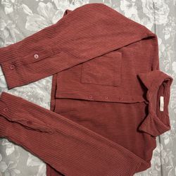 Pink Salmon Crop Top