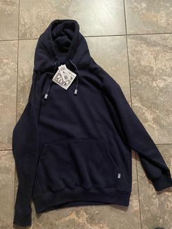 Pro club sweaters, navy blue and light grey , size large and medium