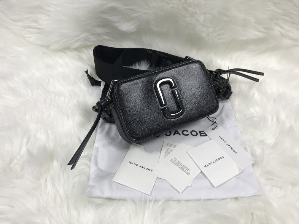 Marc Jacobs Colorblock Snapshot Crossbody bag Black