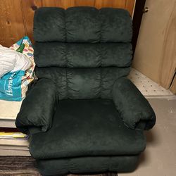 Comfy Green Recliner $75 OBO 