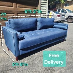 Free Delivery | Blue Tuffed Mid Century Modern Lifestyle Solutions
Lillith Love Seat Couch / Sofa