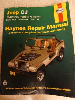 Haynes Repair Manual Jeep CJ 1