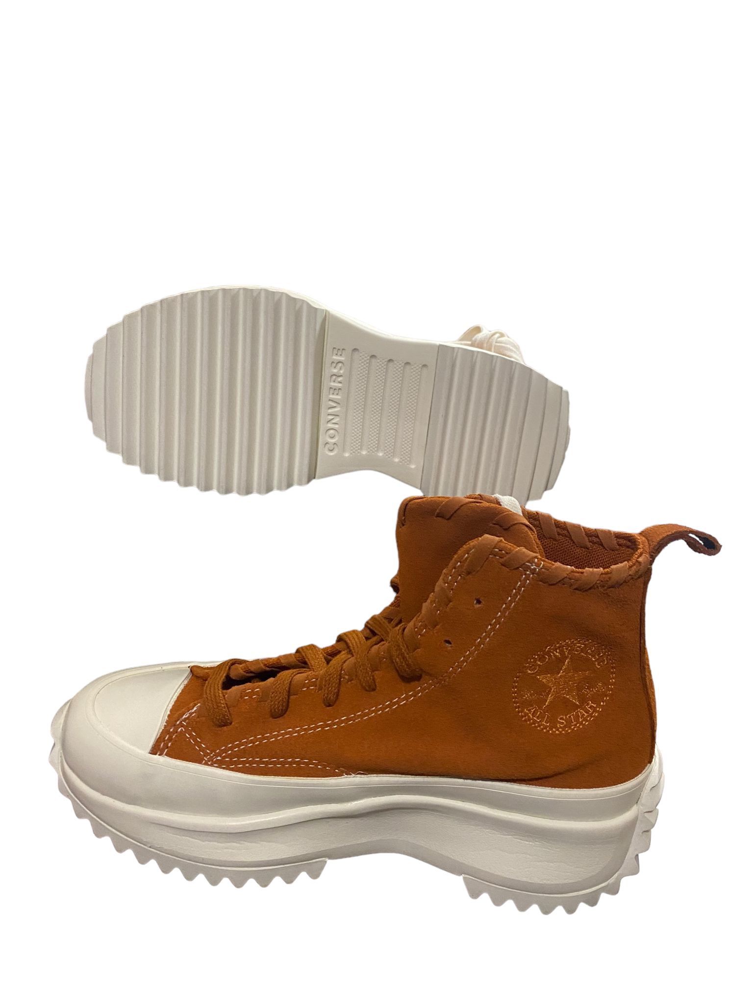 converse run star hike hi Unisex Size Men 5 Size Women 6.5 Color Brown A04299C