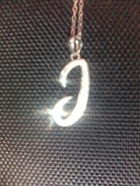 Initial J Pendant