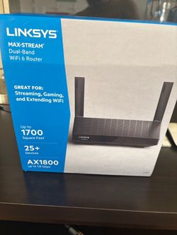 Linksys Max-STREAM Mesh Wi-Fi 6 Router MR7350