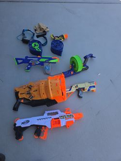 Various nerf gun
