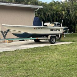 2002 Sea fox Bay fisher 182 Boat And Trailer 