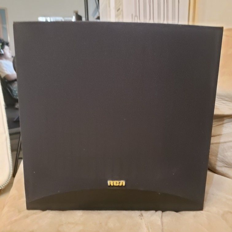 RCA pro sw100p 100 powered subwoofer