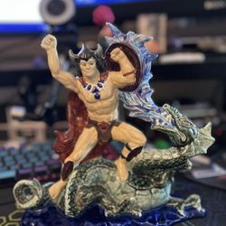 Hand Painted Viking / Sea Dragon