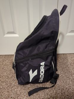 Black Diadora Soccer Backpack - Squadra II