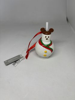 MICKEY EARS MARSHMALLOW SNOWMAN BRAND NEW