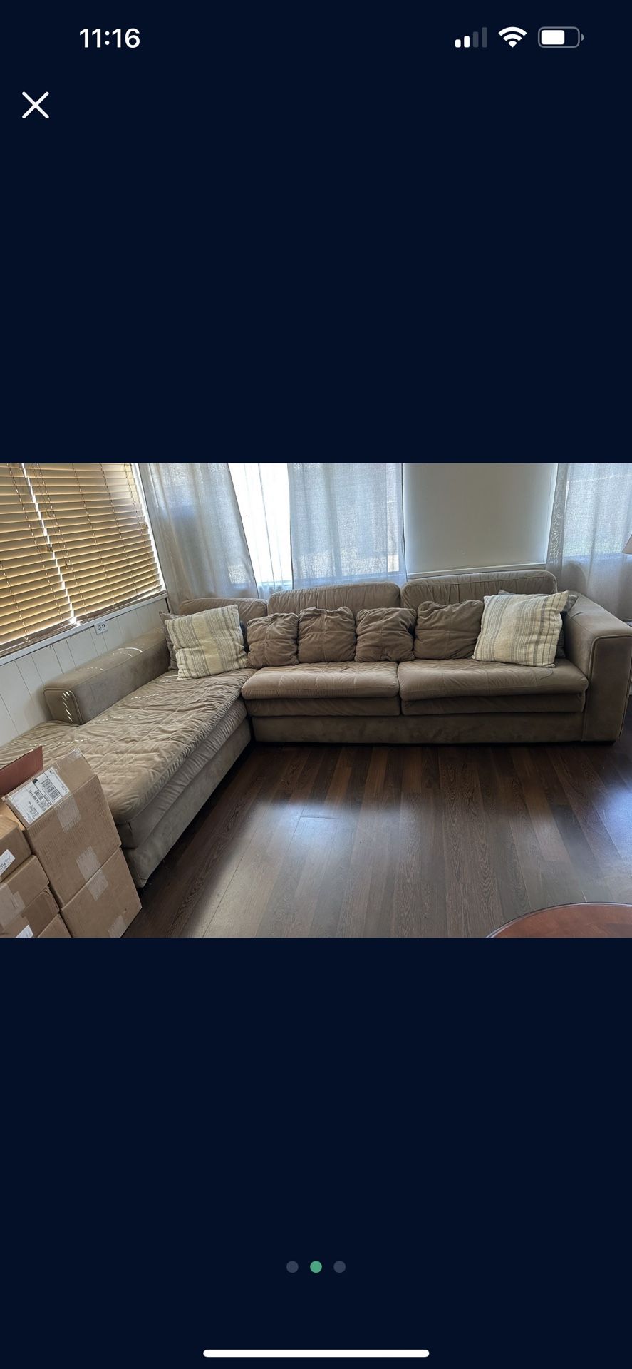 Sectional couch