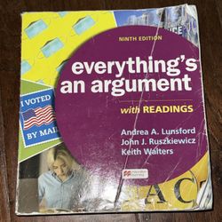 Everything’s An Argument  College Textbook