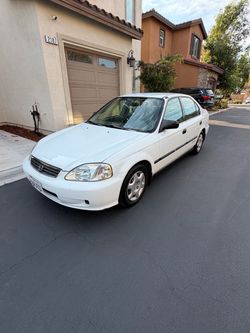 Honda Civic 4-Door Sedan White