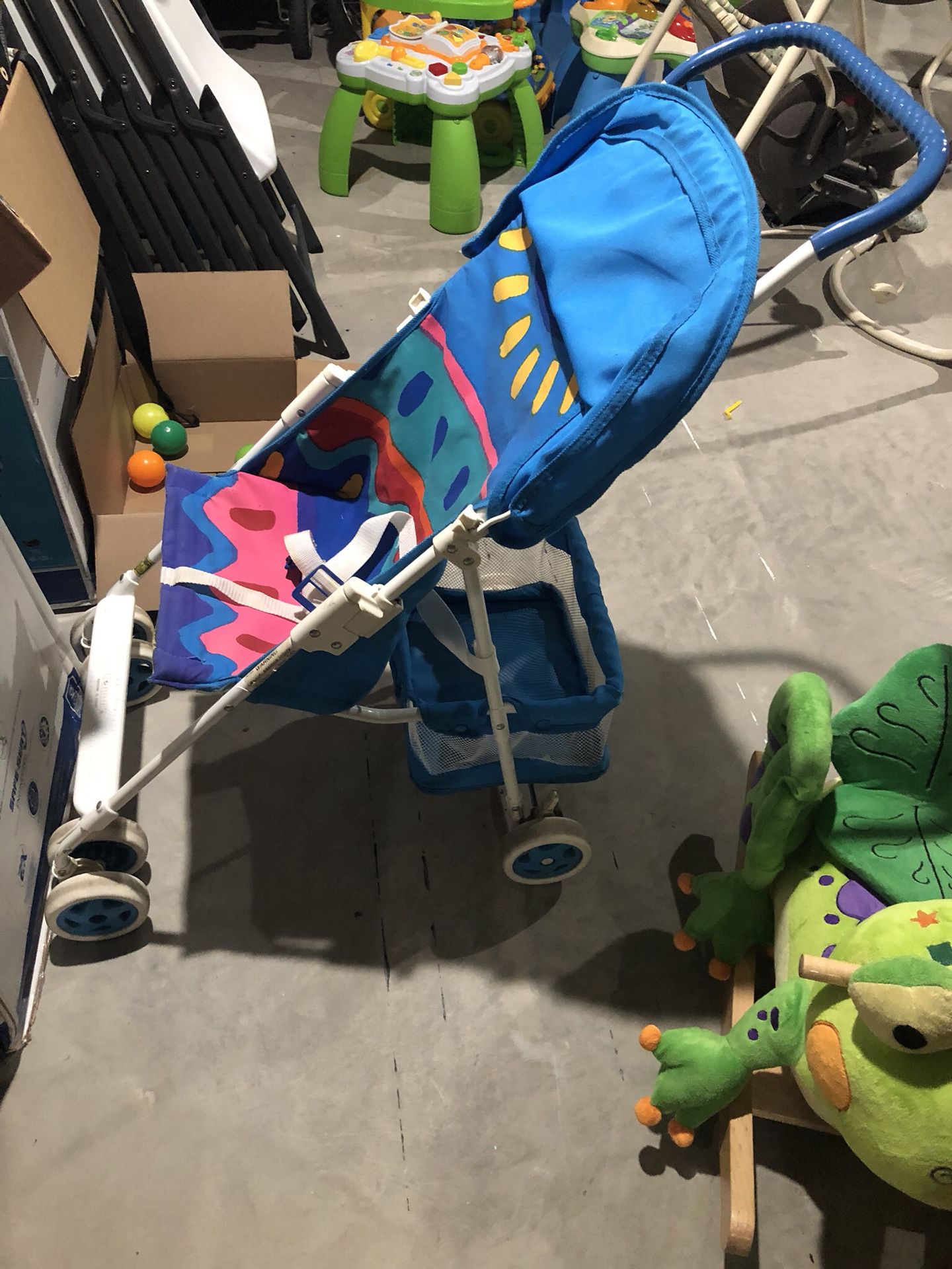 Colorful Graco stroller