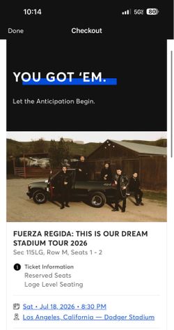Fuerza Regida Concert Tickets