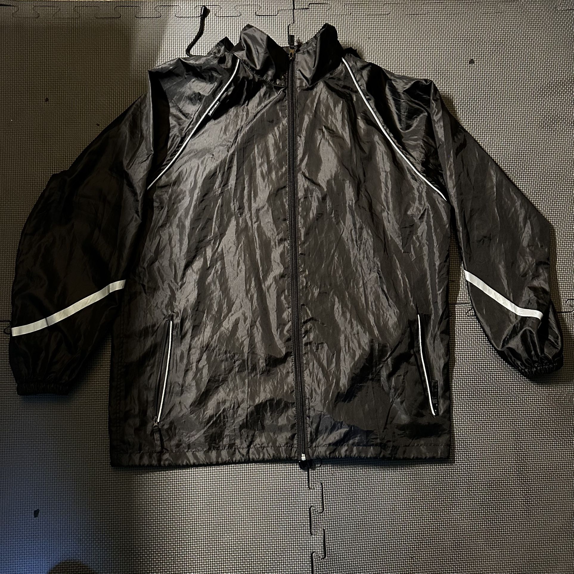 Water Resistant Rain Suit Black Medium/Large Fit