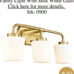 Gold Bathroom Vanity Light Fixture
