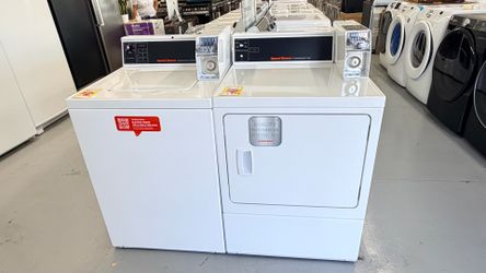 New Speed Queen Commercial Coins Washer And Dryer