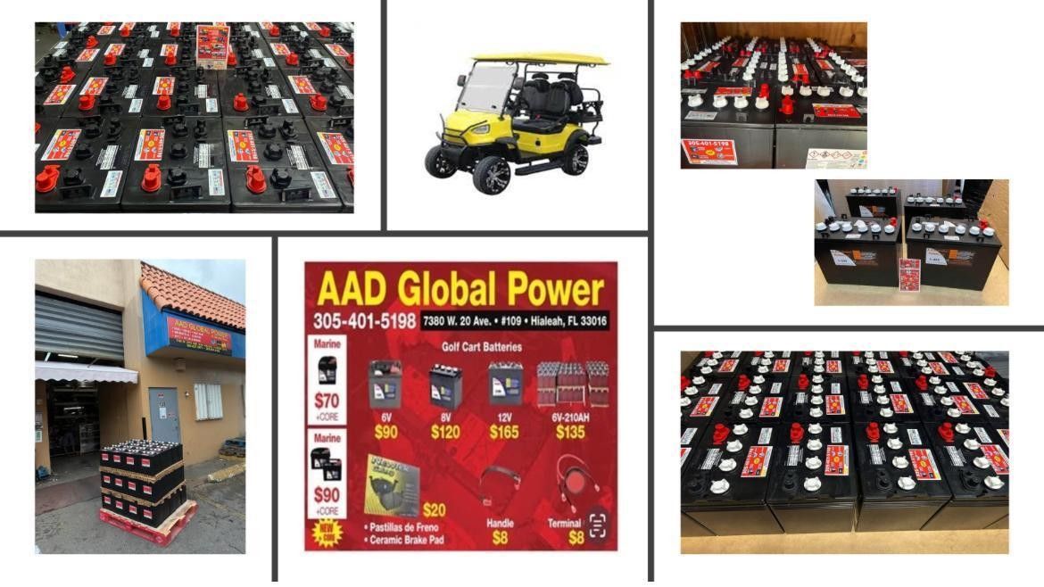 Baterías De 8volt Nuevas Para Golf Car Con Garantía De 12 Meses