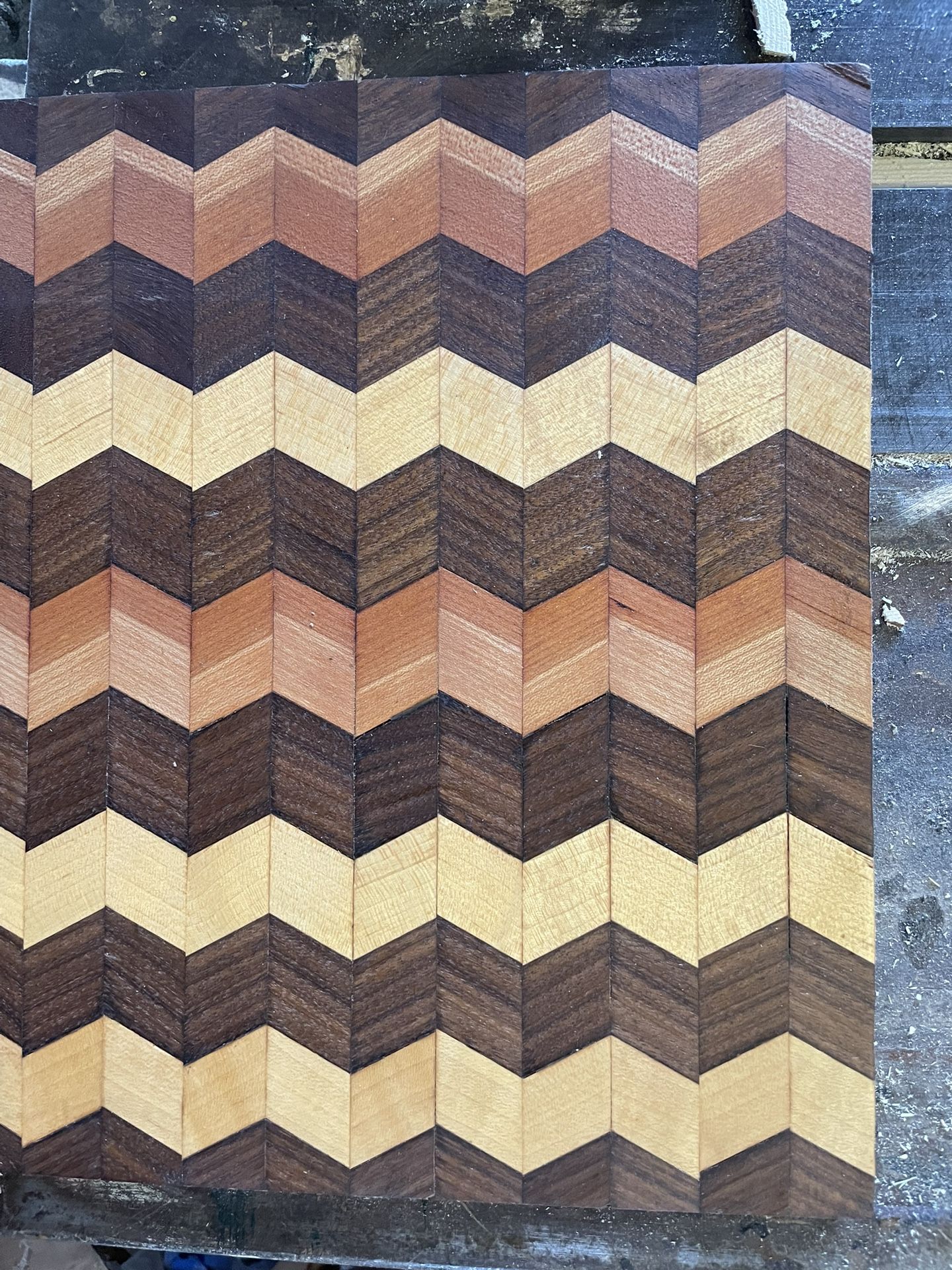 Chevron 3D Cutting Board