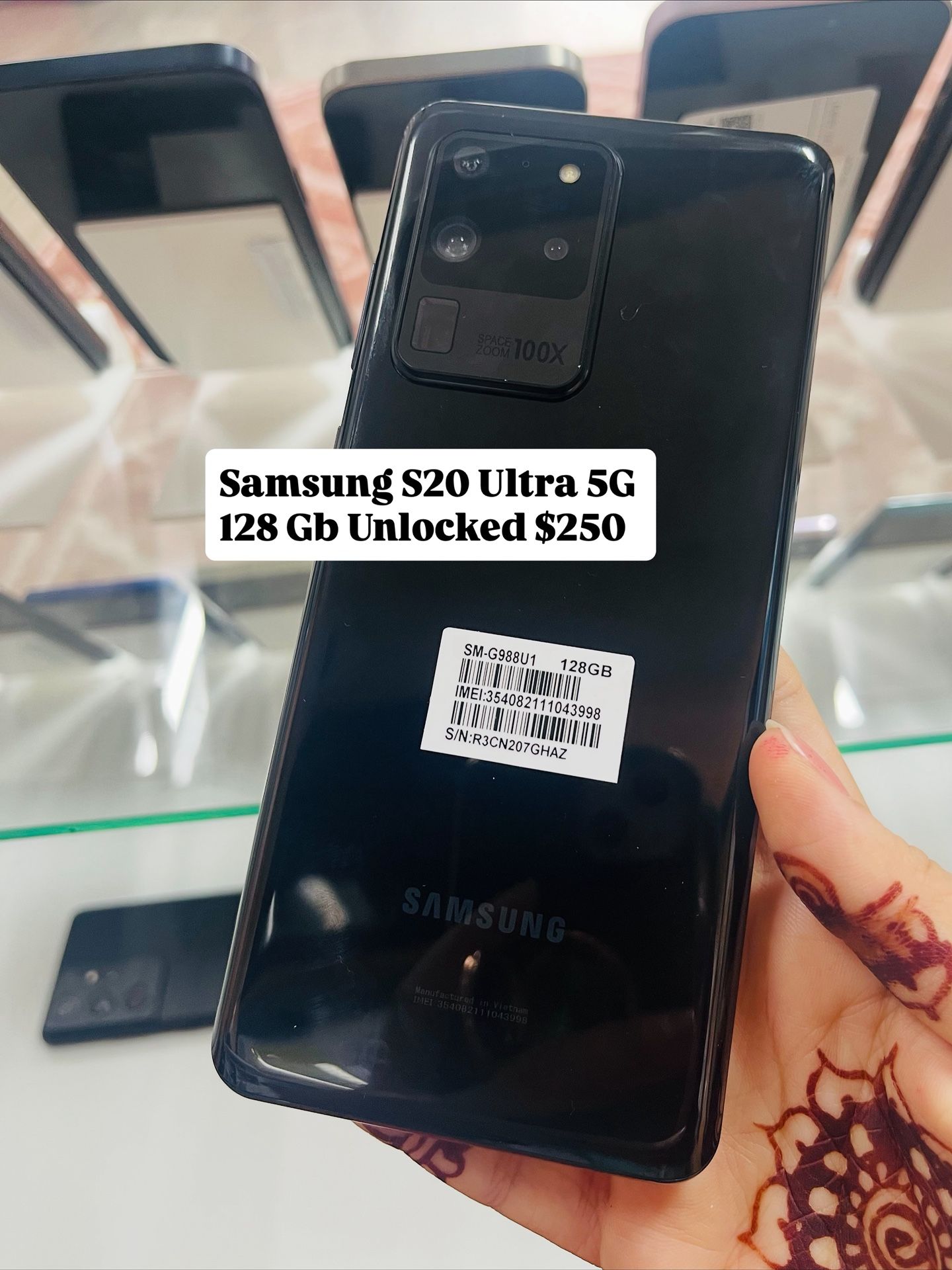 Samsung Galaxy S20 Ultra 5G 128 Gb Unlocked