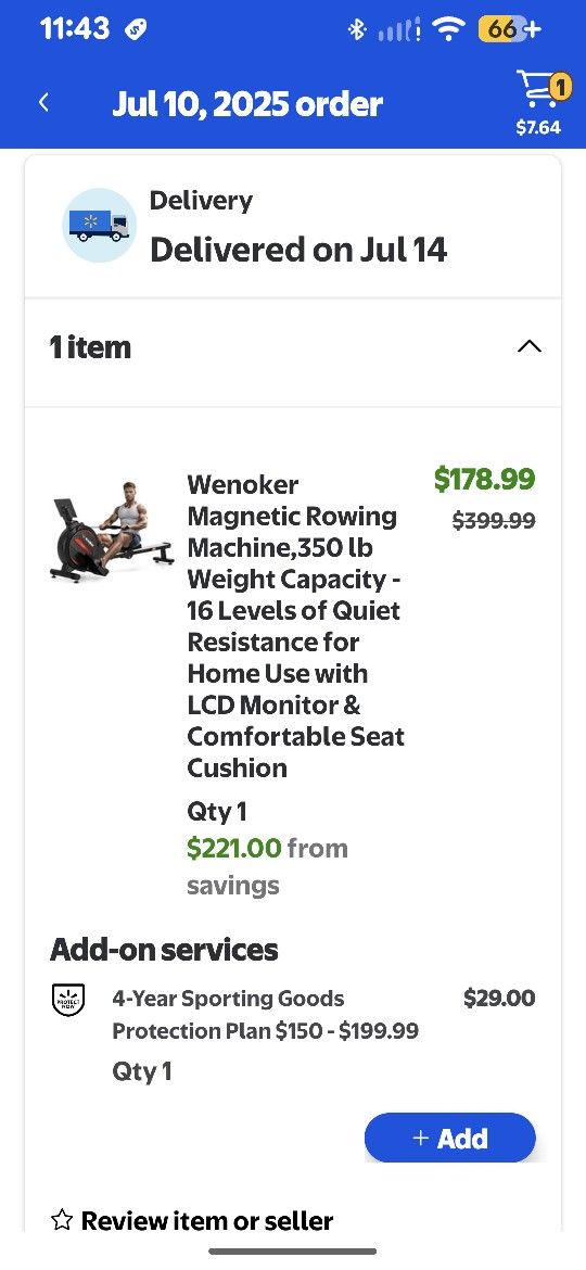 New Rowing Exercise Machine.  