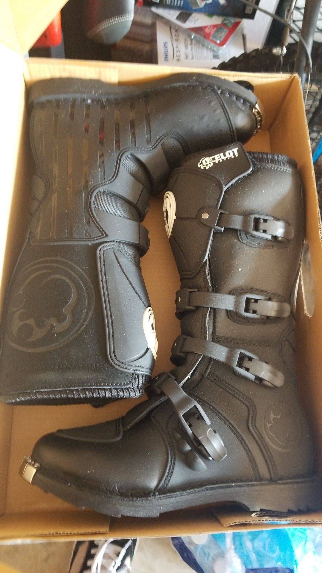 Motor cycle boots size 10