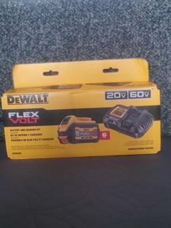 DEWALT Battery Flexvol 6Ah and Fast Charger 6Amp New $179 Firm Price