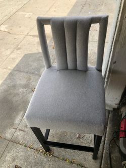 4x Fabric Dining Chairs